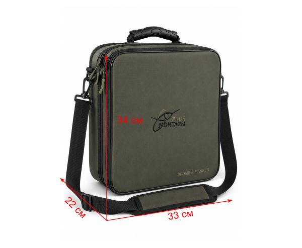 Подвійна жорстка сумка Big Case (Spomb&Marker) - Для спомбів та маркерів - 33x34x22 см - ПрофМонтаж