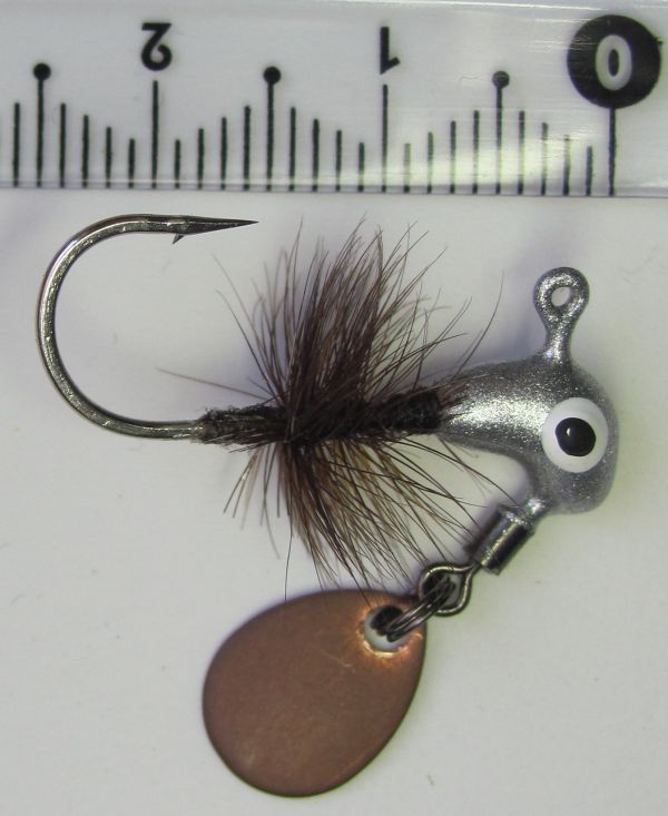 Джиг-головка Інстинкт "Кобилка з гривою" та пелюсткою №23 - 1,7 г - 26 мм