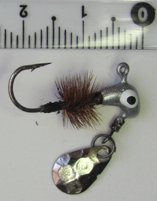 Джиг-головка Инстинкт "Кобылка с гривой" и лепестком №28 - 1,2 г - 23 мм