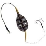 Готовая снасть для ловли карпа и амура - Флэт кормушки - Спутник - 1 шт.