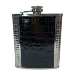 Фляга з нержавіючої сталі обтягнута шкірою GD18 - 532 мл.