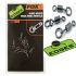 Мікро вертлюг із кільцем Fox EDGES Kuro Micro Hook Ring Swivels