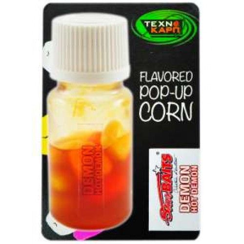 Силіконова кукурудза - Технокарп - Pop-up Texnocorn Mix - 10 мм - Hot Demon-Star Baits (Гарячий демон) - 10 шт/уп
