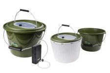 Кан для живця Fishing Roi з компресором - 10 л