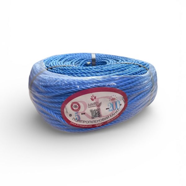 Канат поліпропіленовий JuteRD - Синій - 200 м