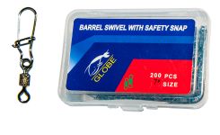 Карабін з вертлюгом Globe - Американка - №7 - 200 шт/уп