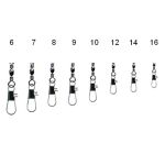 Карабін з вертлюгом Globe - Light Spot - №9 - 200 шт/уп