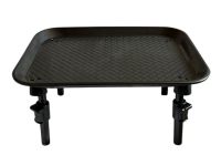 Короповий монтажний столик Anvi під підставку - З ніжками - Складаний - 40х30х(2+20+5) см - Пластик - Чорний