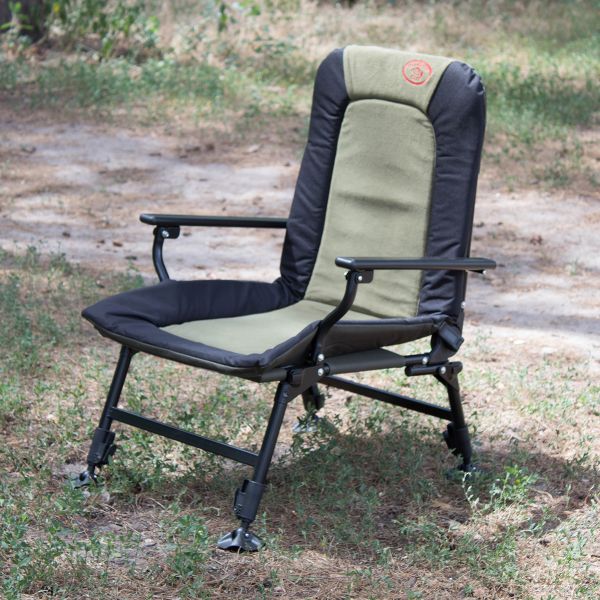 Коропове крісло Palladium Carp з чохлом - Зелений