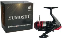 Котушка Gladiator Yumoshi MK - 13bb - З ліскою - Пластикова шпуля - Червона