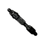 Котушкотримач для вудки - 12 см - З гумовою вставкою - Чорний