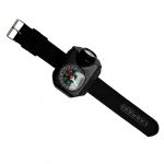 Компас на руку з ліхтарем W04-LED - 49x61 мм - Живлення Li-Ion акумулятор  - Чорний