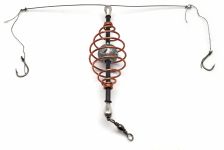 Годівниця Рибальська лавка - Оснащена - Вуса - 15 г