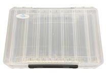 Коробка Briz 007 - Двостороння - Для воблерів та блешень - 14 вічок - Прозора