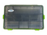 Коробка Briz 037 - Для рибальських снастей - 13 вічок - Прозора