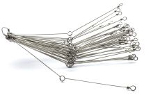 Коромисло нержавіюча сталь - Запаяне вушко - 50 шт/уп