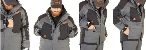 Костюм зимовий Norfin Discovery 2 - Сірий - до -35°C