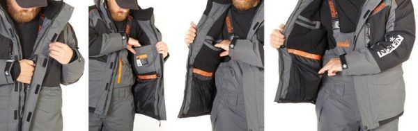 Костюм зимовий Norfin Discovery 2 - Сірий - до -35°C