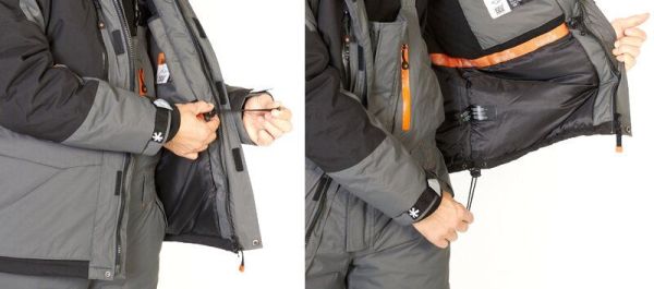 Костюм зимовий Norfin Discovery 2 - Сірий - до -35°C