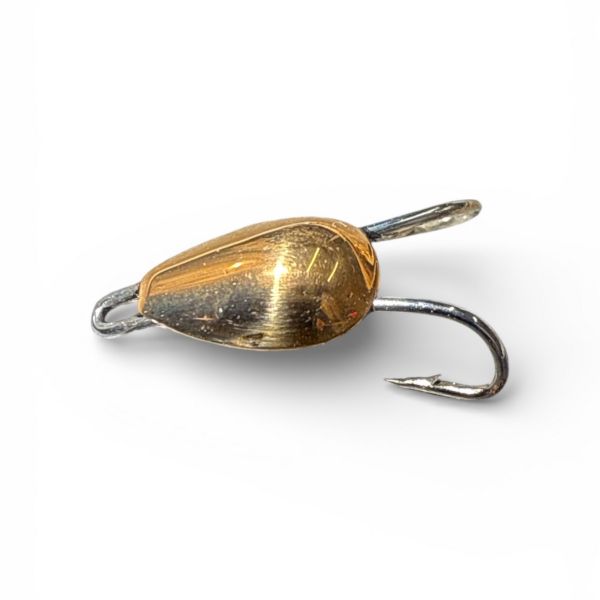 Мормишка Коза АІР - Паяна - Для зимової риболовлі - Золото - 50 шт/уп