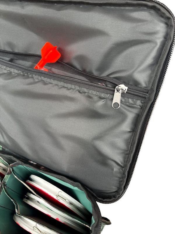 Кружки рибальські - Оснащені - Посилені (трійник) - 20 штук + Сумка Очерет