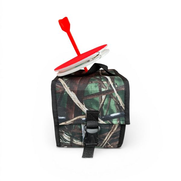 Кружки рибальські - Оснащені - Посилені (трійник) - 5 штук + Сумка Очерет