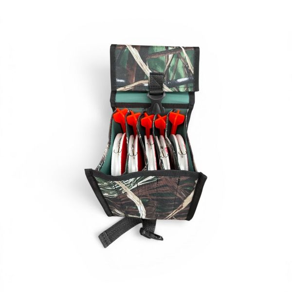 Кружки рибальські - Оснащені - Посилені (трійник) - 5 штук + Сумка Очерет