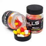 Силіконова кукурудза Carp Balls Anvi у дипі - Color Mix - Плаваюча - Sweetcorn