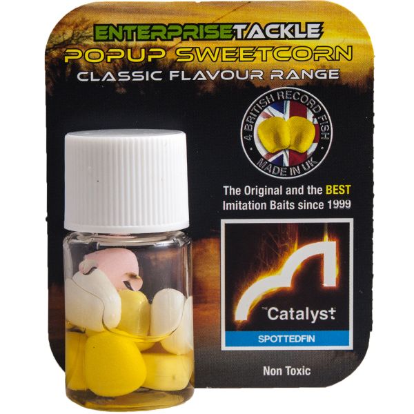 Кукурудза силіконова EnterPrise у дипі - Штучна - Catalyst - Yellow/White - 8 шт/уп