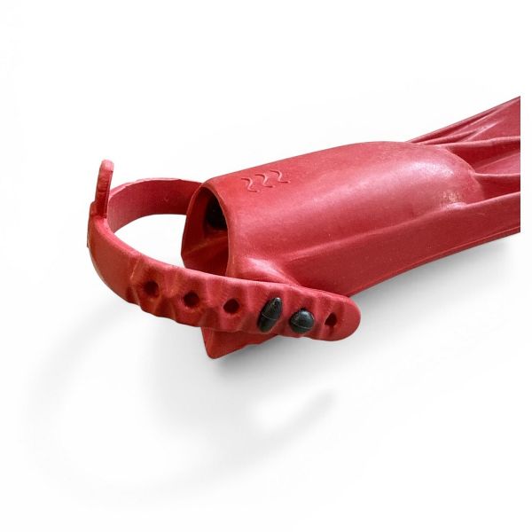 Ласти дитячі для басейну з відкритою п'ятою - Розмір 16,5-22,5 (100-140 мм) - Червоні