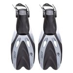 Ласти Dolvor F66 Deep - Розмір L (43-46) - З відкритою п'ятою - Срібло