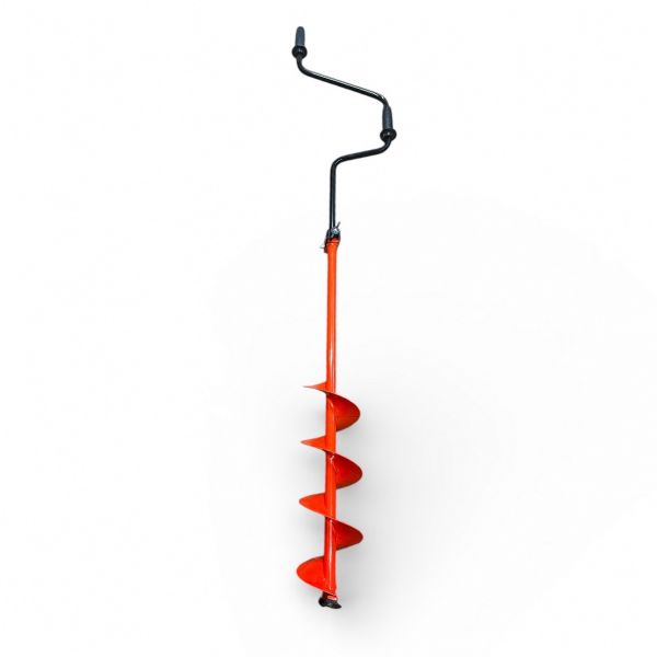 Льодобур Харківський Дворучний Посилений 130 мм - Ліве обертання