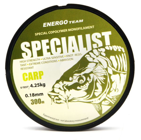 Жилка Energoteam Specialist Carp - Натуральний білий - 300 м