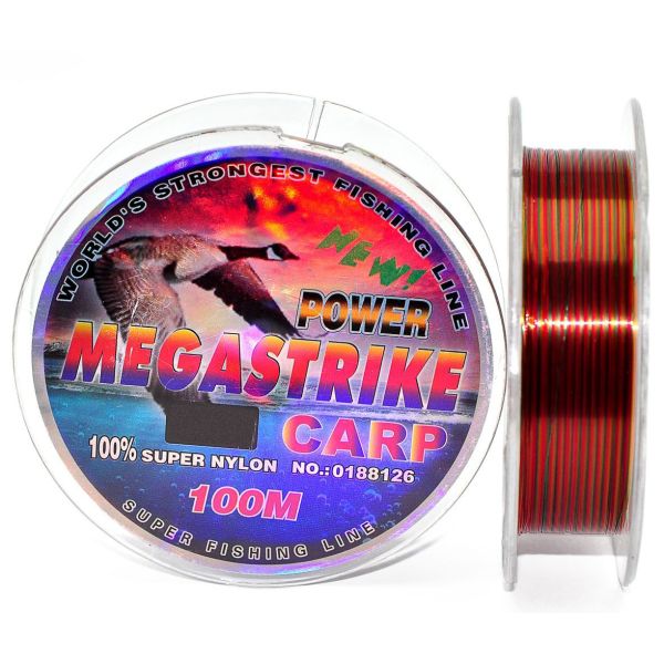 Жилка Megastrike Power Carp - Коропова - Триколірна - 100 м