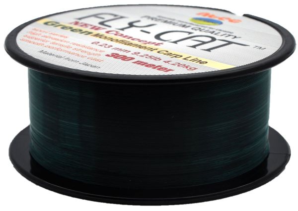 Жилка NTEC Fly Cat Monofilament Carp Line - Green (Зелений) - 300 м