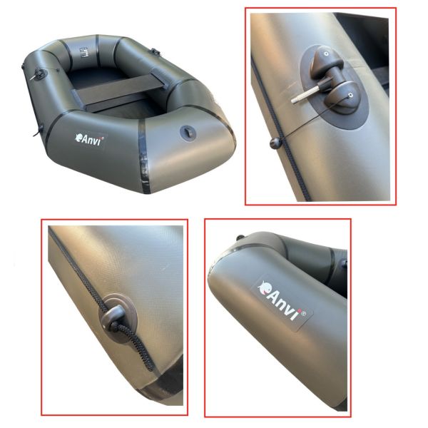 Човен Anvi 210 LS - Балон Ø34 см - ПВХ