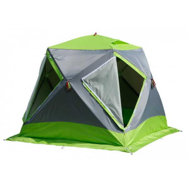 Намет зимовий Лотос Куб 3 Компакт Термо - 3-місний - 210x210x180 - Зелений