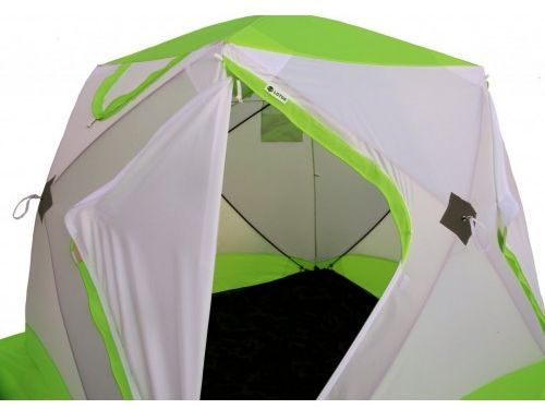 Намет зимовий Лотос Куб Класик С9 - Помаранчевий (дуга - склопластикова арматура)