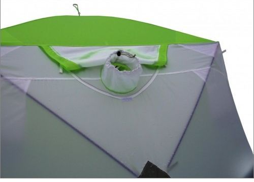 Намет зимовий Лотос Куб Класик С9 - Помаранчевий (дуга - склопластикова арматура)