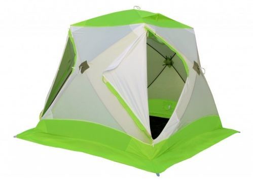 Намет зимовий Лотос Куб Класик С9 - Помаранчевий (дуга - склопластикова арматура)