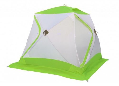 Намет зимовий Лотос Куб Класик С9 - Помаранчевий (дуга - склопластикова арматура)