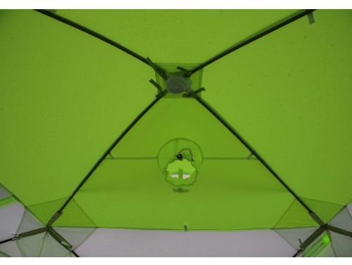 Намет зимовий Лотос Куб Класик С9 - Помаранчевий (дуга - склопластикова арматура)