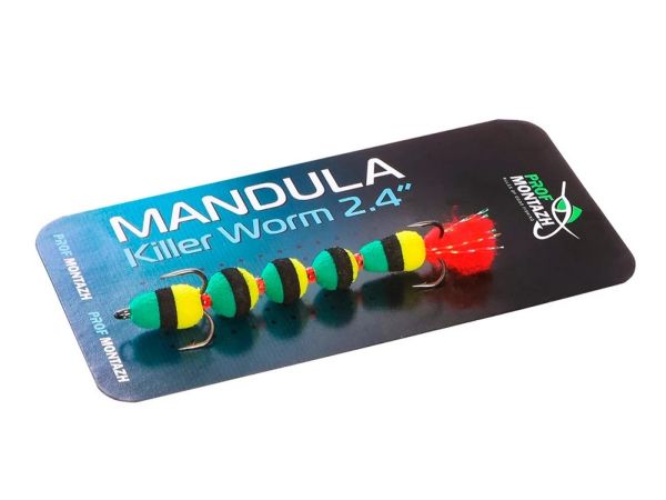 Мандула Killer Worm 5 сегментів 2,4" 60 мм - Мікро - ПрофМонтаж -#902