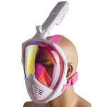 Маска для плавання - Повнолицева - Дзеркальна - M2068/SG10 - Рожевий