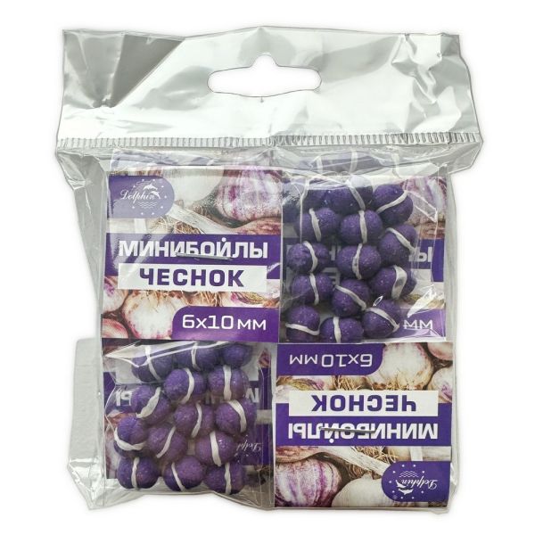 Минибойлы Dolphin - С резинкой - Тонущие - 6x10 мм - 14 шт/уп - Чеснок