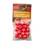 Мінібойли Dolphin - З гумкою - Тонучі - 6x10 мм - 14 шт/уп - Полуниця