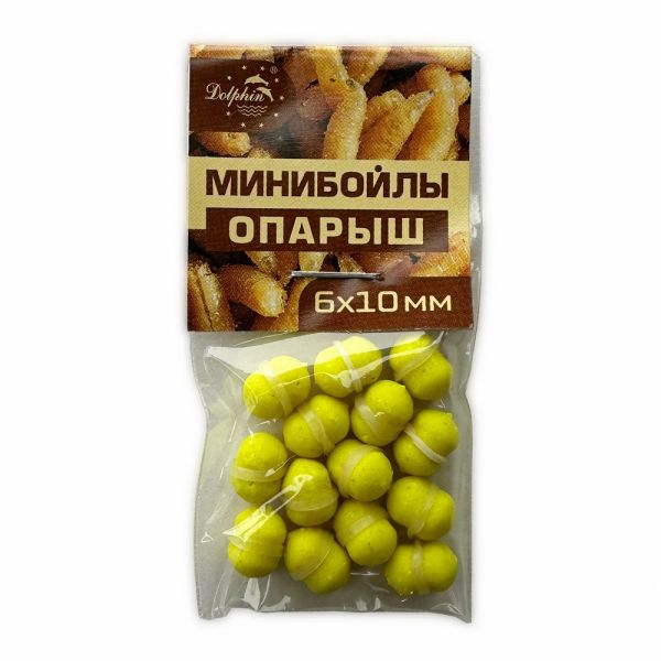 Минибойлы Dolphin - С резинкой - Тонущие - 6x10 мм - 14 шт/уп - Опарыш