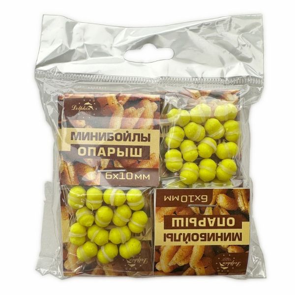 Минибойлы Dolphin - С резинкой - Тонущие - 6x10 мм - 14 шт/уп - Опарыш