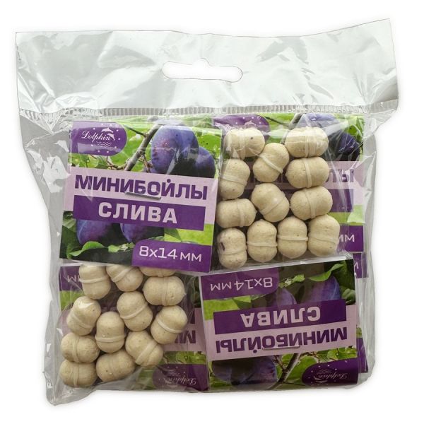 Минибойлы Dolphin - С резинкой - Тонущие - 8x14 мм - 12 шт/уп - Слива