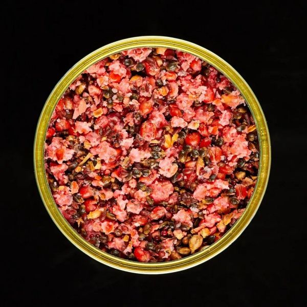 Підгодовування MIX-6 зерен подрібнений Robin - Полуниця-Бергамот - з/б 900 мл